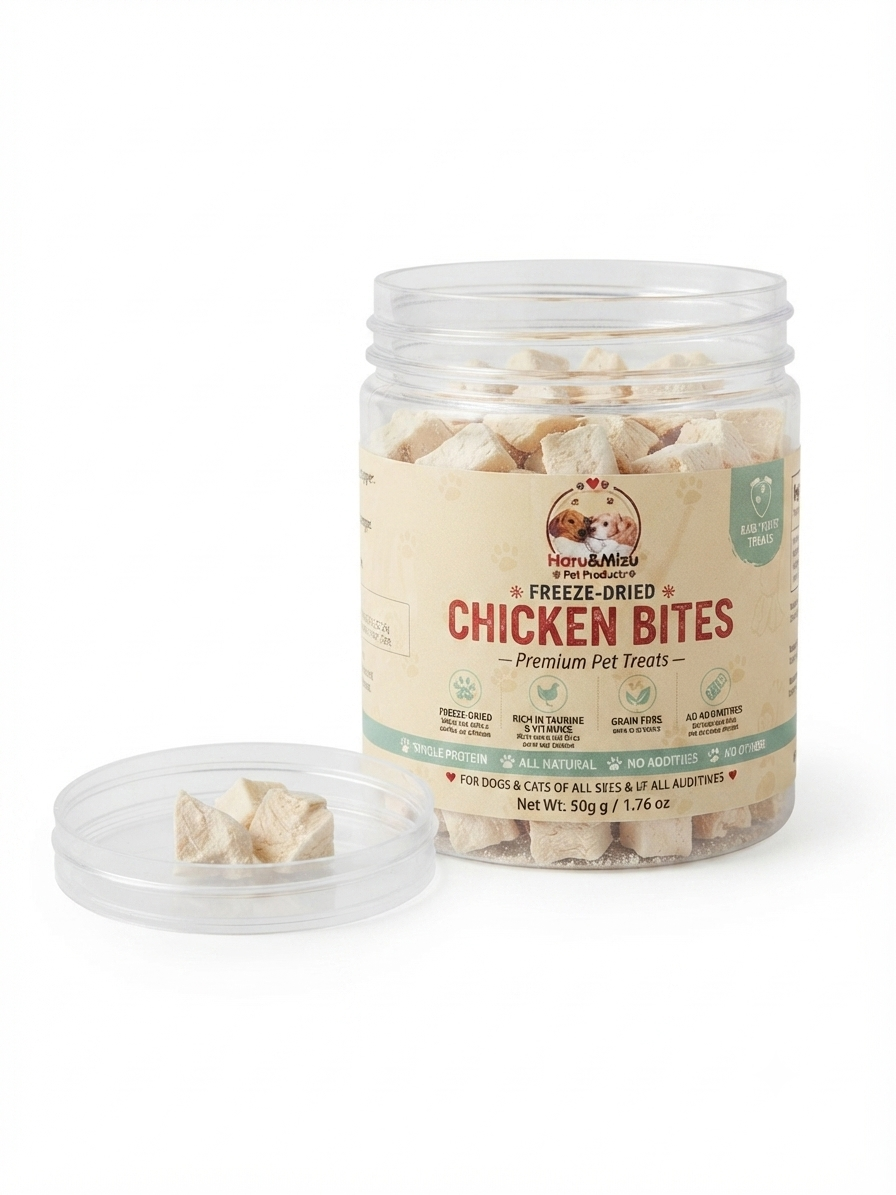 Haru & Mizu Freeze-Dried Chicken Bites