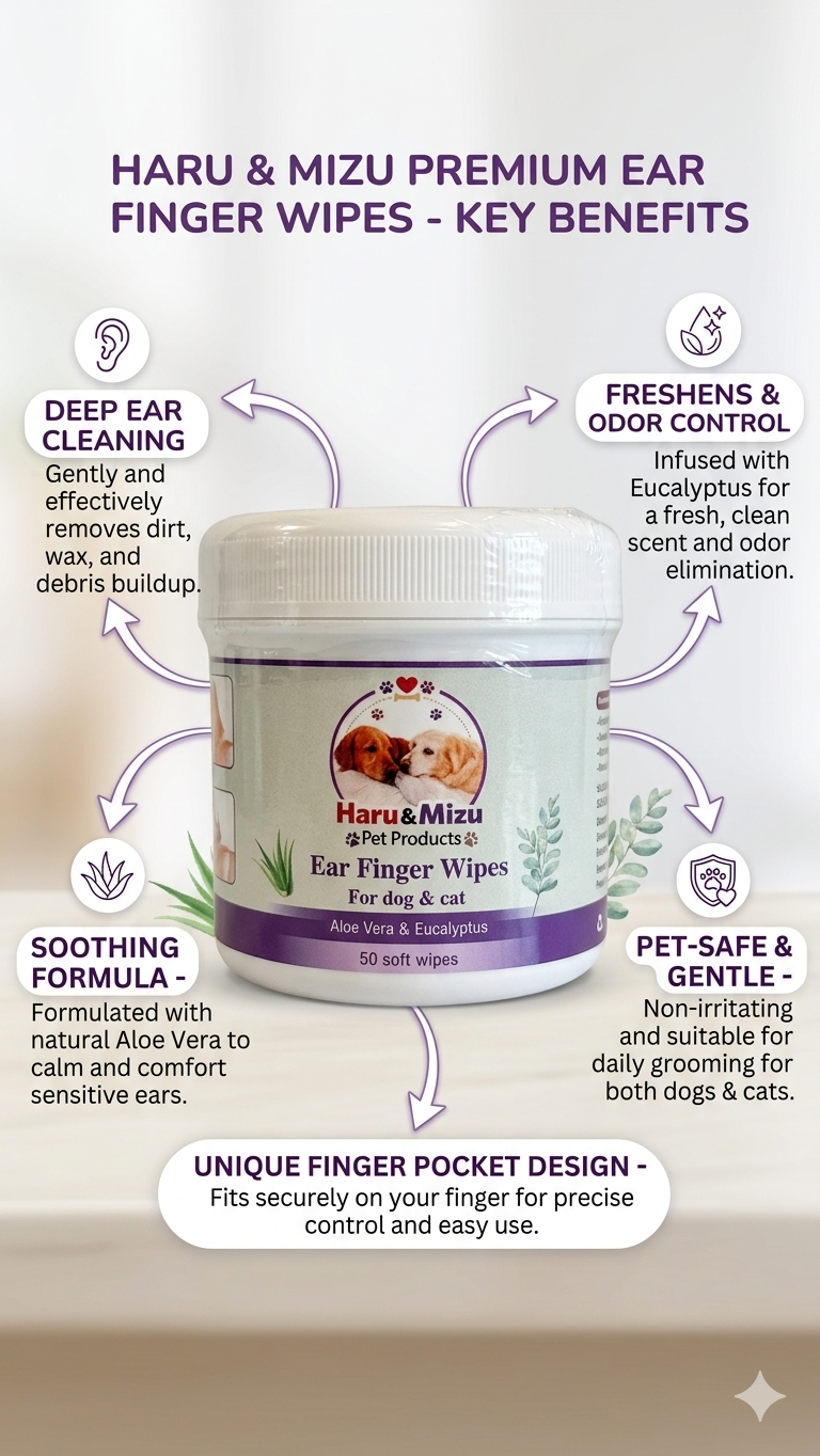 Ear Finger Wipes